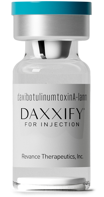 DAXXIFY vial with peptide-powered formulation