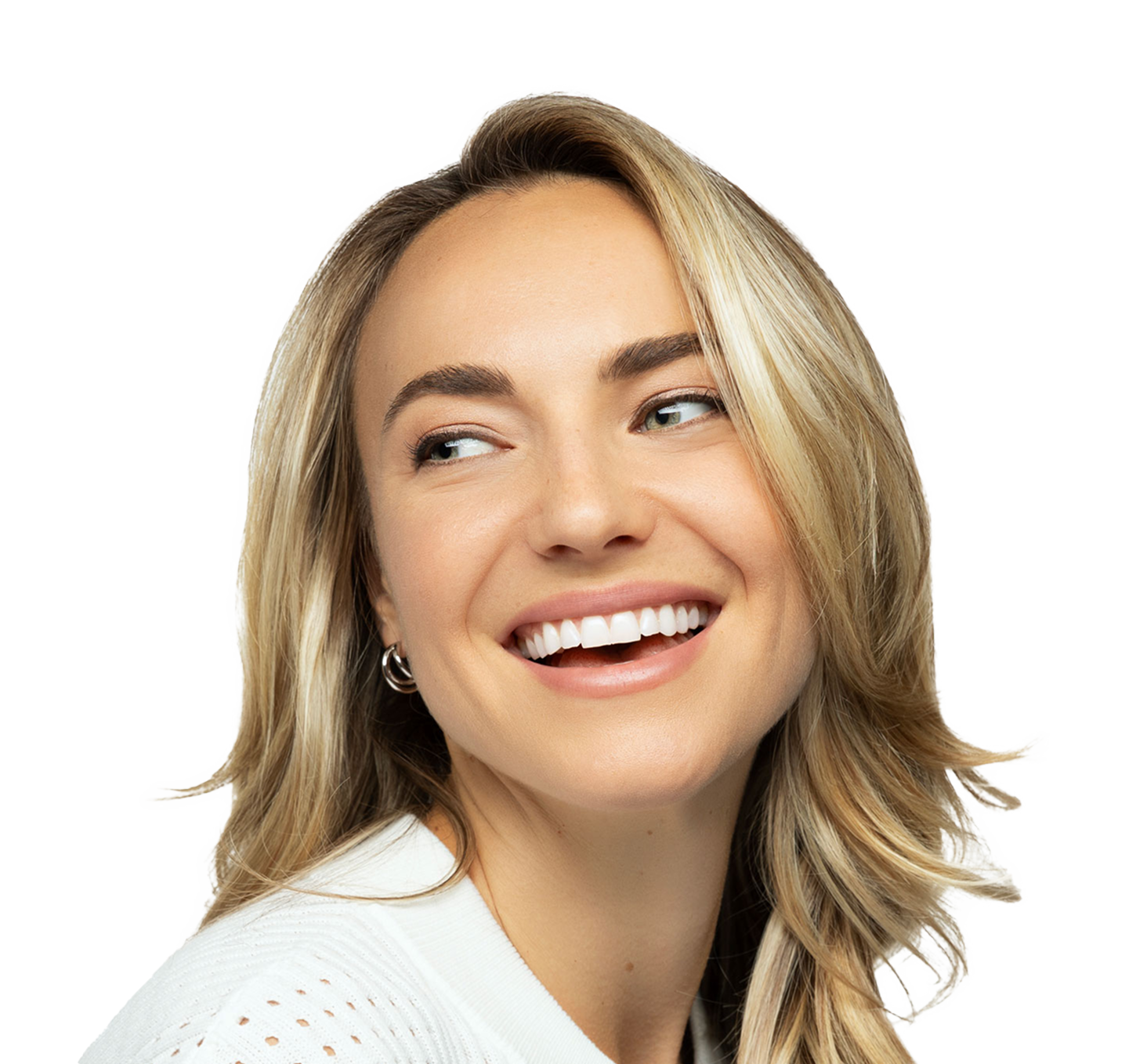 Daxxify Dream Getaway Model Smiling